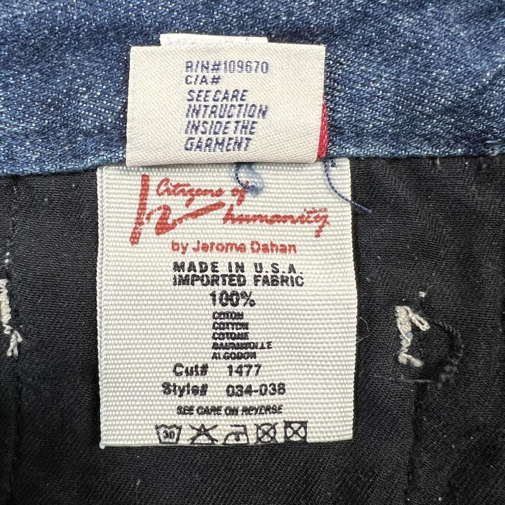 Citizens Of Humanity Jeans Womens 29 Blue Bootcut Mid Rise 100% Cotton Made USA - Picture 6 of 8